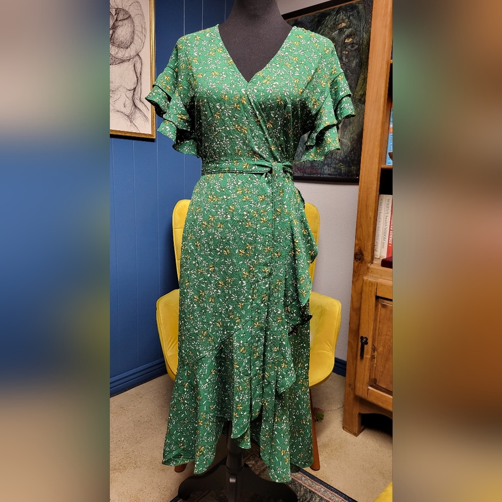Max Studio Print Dress Size S NWT